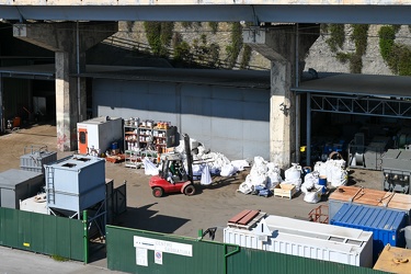 Genova - emergenza coronavirus - riprende lentamente il lavoro i