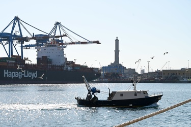 Genova - emergenza coronavirus - riprende lentamente il lavoro i