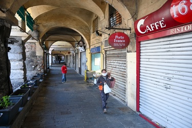 Genova - un'altra giornta di emergenza coronavirus, mercoledi 18