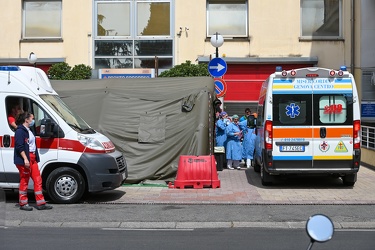 Genova - emergenza coronavirus - pronto soccorso ospedale villa 