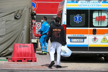 Genova - emergenza coronavirus - pronto soccorso ospedale villa 