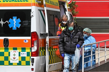 Genova - emergenza coronavirus - pronto soccorso ospedale villa 