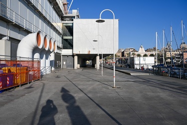 Genova, porto antico - emergenza Covod19 coronavirus