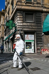 Genova - emergenza Covod19 coronavirus, Luned√¨ 23 Marzo