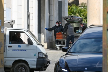 Genova, cimitero Staglieno - mattina congestionata a causa della