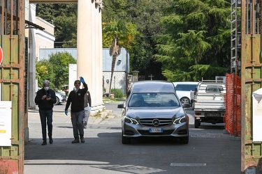 Genova, cimitero Staglieno - mattina congestionata a causa della