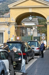 Genova, cimitero Staglieno - mattina congestionata a causa della