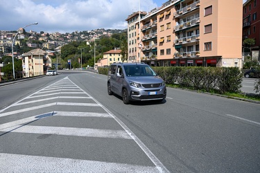 Genova, strade deserte, inizia una nuova settimana di emergenza