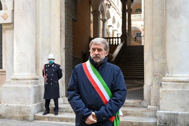 Genova, palazzo Tursi - osservato un minuto di silenzio in ricor