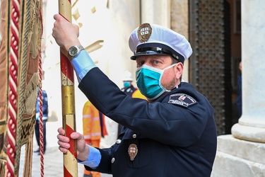 Genova, palazzo Tursi - osservato un minuto di silenzio in ricor