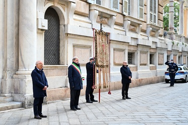 Genova, palazzo Tursi - osservato un minuto di silenzio in ricor