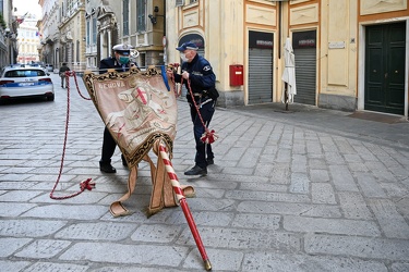 Genova, palazzo Tursi - osservato un minuto di silenzio in ricor