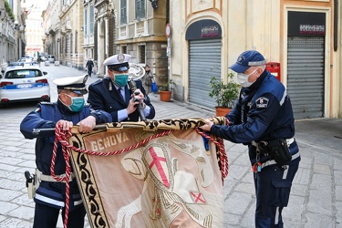 Genova, palazzo Tursi - osservato un minuto di silenzio in ricor