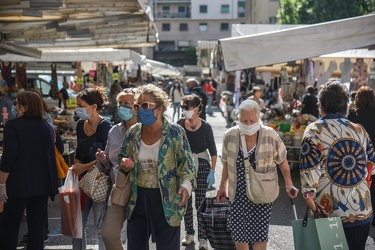 emergenza coronavirus fase2 mercato piazza Palermo 21052020-5860