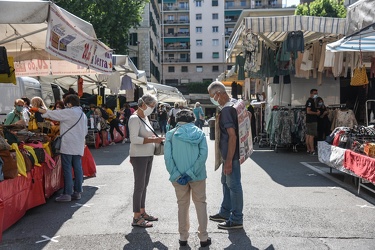 emergenza coronavirus fase2 mercato piazza Palermo 21052020-5874