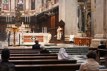 Genova, cattedrale San Lorenzo - la prima messa dopo due mesi di