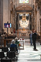 Genova, cattedrale San Lorenzo - la prima messa dopo due mesi di