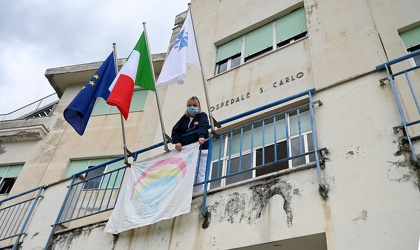 Genova Voltri, Ospedale San Carlo - situazione fase 2, lento rit