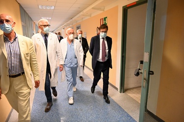 Genova, ospedale San Martino - visita di Pierpaolo Sileri, vice 