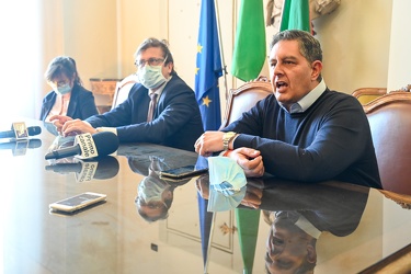 Genova, ospedale San Martino - visita di Pierpaolo Sileri, vice 