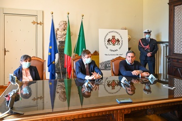 Genova, ospedale San Martino - visita di Pierpaolo Sileri, vice 