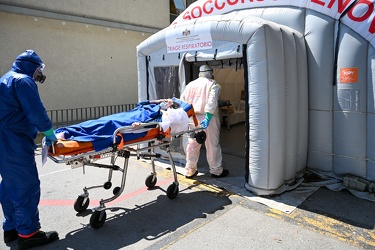 Genova, ospedale San Martino - visita di Pierpaolo Sileri, vice 