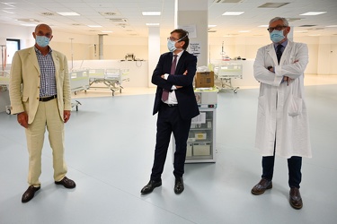 Genova, ospedale San Martino - visita di Pierpaolo Sileri, vice 