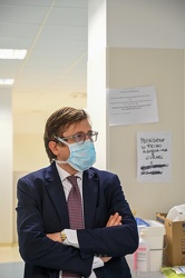 Genova, ospedale San Martino - visita di Pierpaolo Sileri, vice 