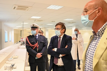 Genova, ospedale San Martino - visita di Pierpaolo Sileri, vice 