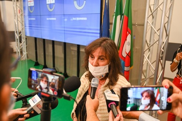 Genova, sala trasparenza regione - conferenza stampa situazione 