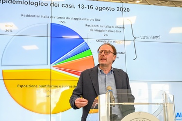 Genova, sala trasparenza regione - conferenza stampa situazione 