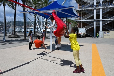 Genova, porto antico - riaperti i giochi per bambini