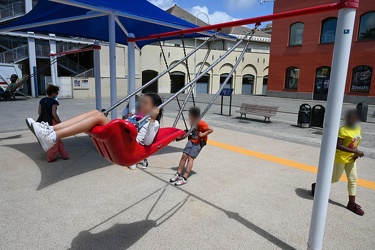 Genova, porto antico - riaperti i giochi per bambini