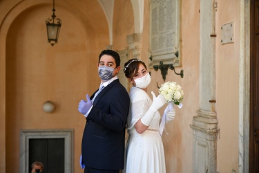 Genova, palazzo Tursi - il primo matrimonio con pubblico dopo il