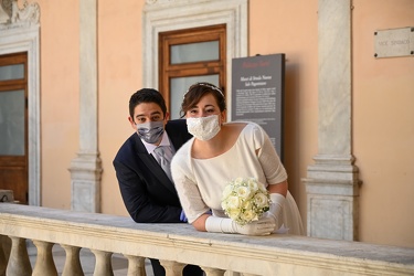 Genova, palazzo Tursi - il primo matrimonio con pubblico dopo il