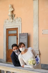 Genova, palazzo Tursi - il primo matrimonio con pubblico dopo il