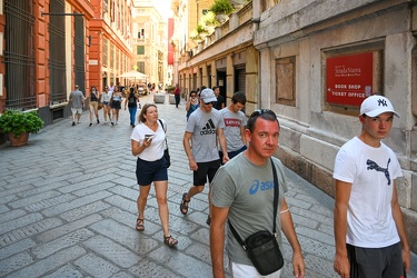 Genova, iniziano a tornare i primi turisti