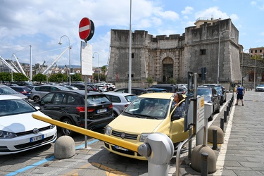 Genova, prima settimana dopo ferragosto - turisti porto antico