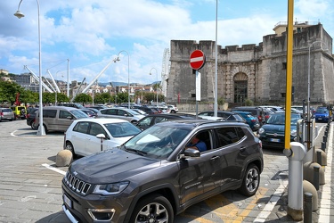 Genova, prima settimana dopo ferragosto - turisti porto antico