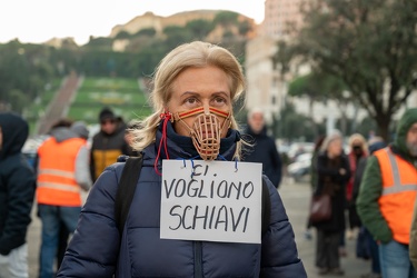manifestazione no vax Ge18122021