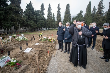 Genova, cimitero Staglieno - un anno di pandemia Covid19