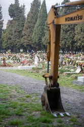 Genova, cimitero Staglieno - un anno di pandemia Covid19