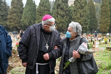 Genova, cimitero Staglieno - un anno di pandemia Covid19