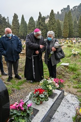 Genova, cimitero Staglieno - un anno di pandemia Covid19
