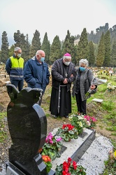 Genova, cimitero Staglieno - un anno di pandemia Covid19