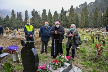 Genova, cimitero Staglieno - un anno di pandemia Covid19