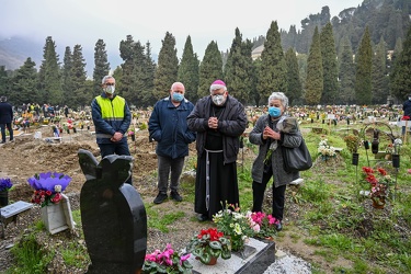 Genova, cimitero Staglieno - un anno di pandemia Covid19