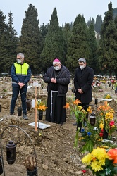 Genova, cimitero Staglieno - un anno di pandemia Covid19