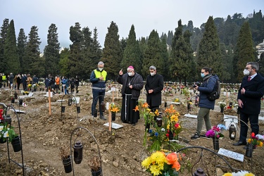 Genova, cimitero Staglieno - un anno di pandemia Covid19