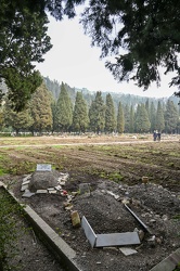 Genova, cimitero Staglieno - un anno di pandemia Covid19